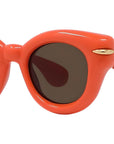 Inflated Orange Pantos Sunglasses