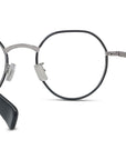 Boke Flower Silver Round Eyeglasses