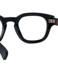 1970 Black Geometric Eyeglasses