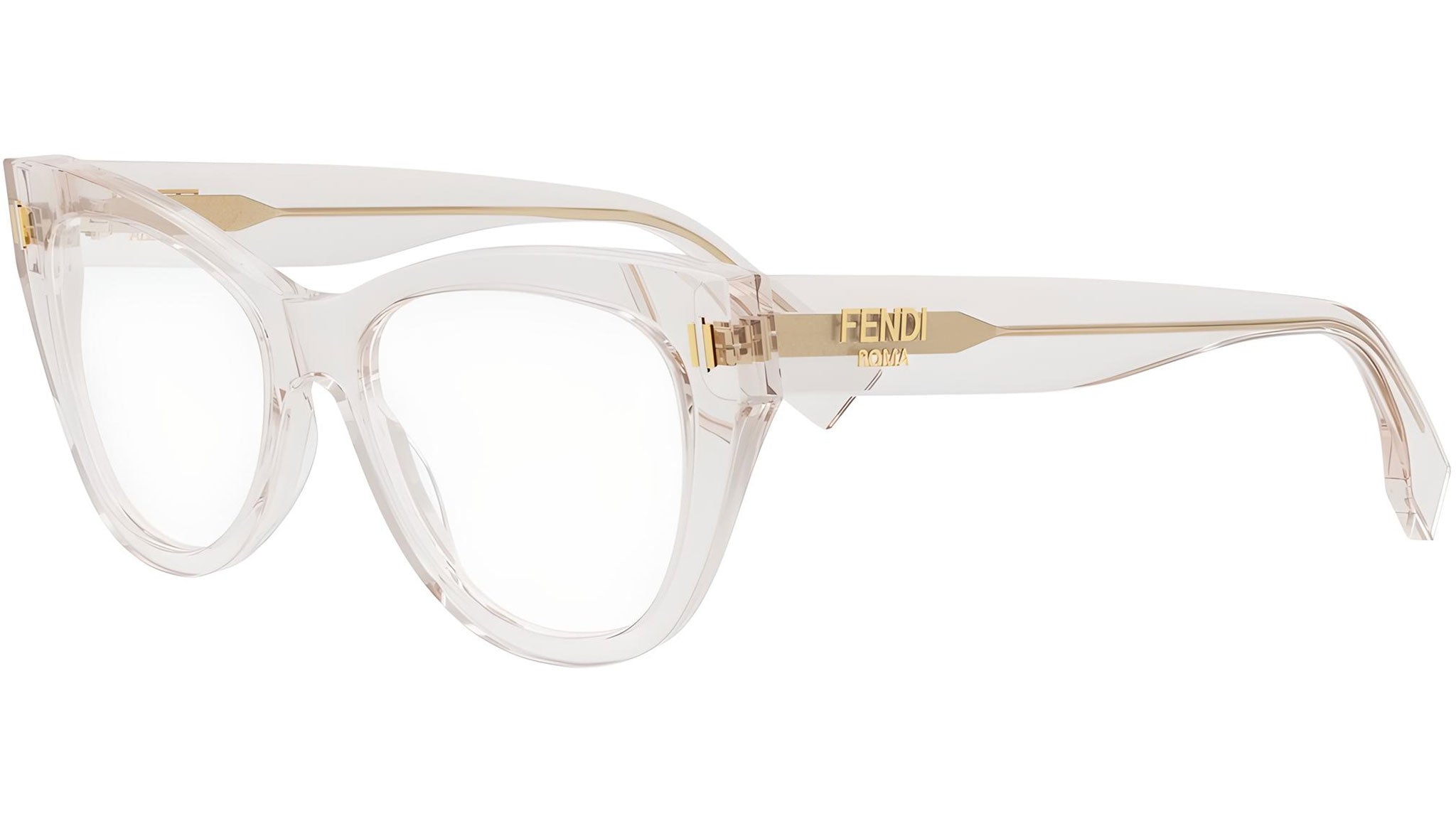 Fendi Roma Rose Round Eyeglasses