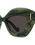 Anagram Green Cat Eye Sunglasses