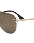 Fendi Sky Yellow Pilot Sunglasses