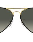 Aviator Full Color Legend RB3025JM 919671 Black On Gold