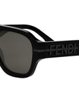 Fendigraphy Black Square Sunglasses