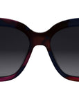 CDior S1I Red Havana Square Sunglasses