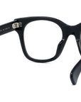 Boke Flower Black Square Eyeglasses