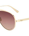 DiorCannage A1U Gold Pilot Sunglasses