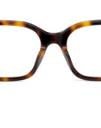 Boke Flower Havana Rectangular Eyeglasses