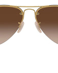 Aviator RB3449 001/13 Gold Brown