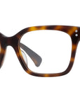 Boke Flower Havana Rectangular Eyeglasses