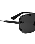 NeoDior S4U Black Rectangular Sunglasses