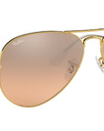 Aviator Gradient RB3025 001/3E Gold Silver