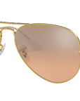 Aviator Gradient RB3025 001/3E Gold Silver