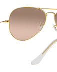 Aviator Gradient RB3025 001/3E Gold Silver