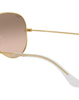 Aviator Gradient RB3025 001/3E Gold Silver Pink