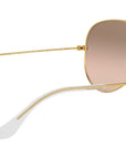 Aviator Gradient RB3025 001/3E Gold Silver Pink