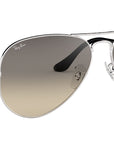 Aviator Gradient RB3025 003/32 Silver Grey