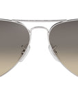 Aviator Gradient RB3025 003/32 Silver Grey