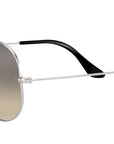 Aviator Gradient RB3025 003/32 Silver Grey