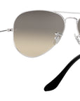 Aviator Gradient RB3025 003/32 Silver Grey