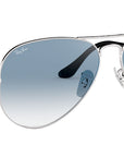 Aviator Gradient RB3025 003/3F Silver Blue