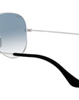 Aviator Gradient RB3025 003/3F Silver Blue