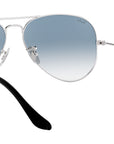 Aviator Gradient RB3025 003/3F Silver Blue