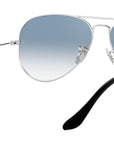 Aviator Gradient RB3025 003/3F Silver Blue