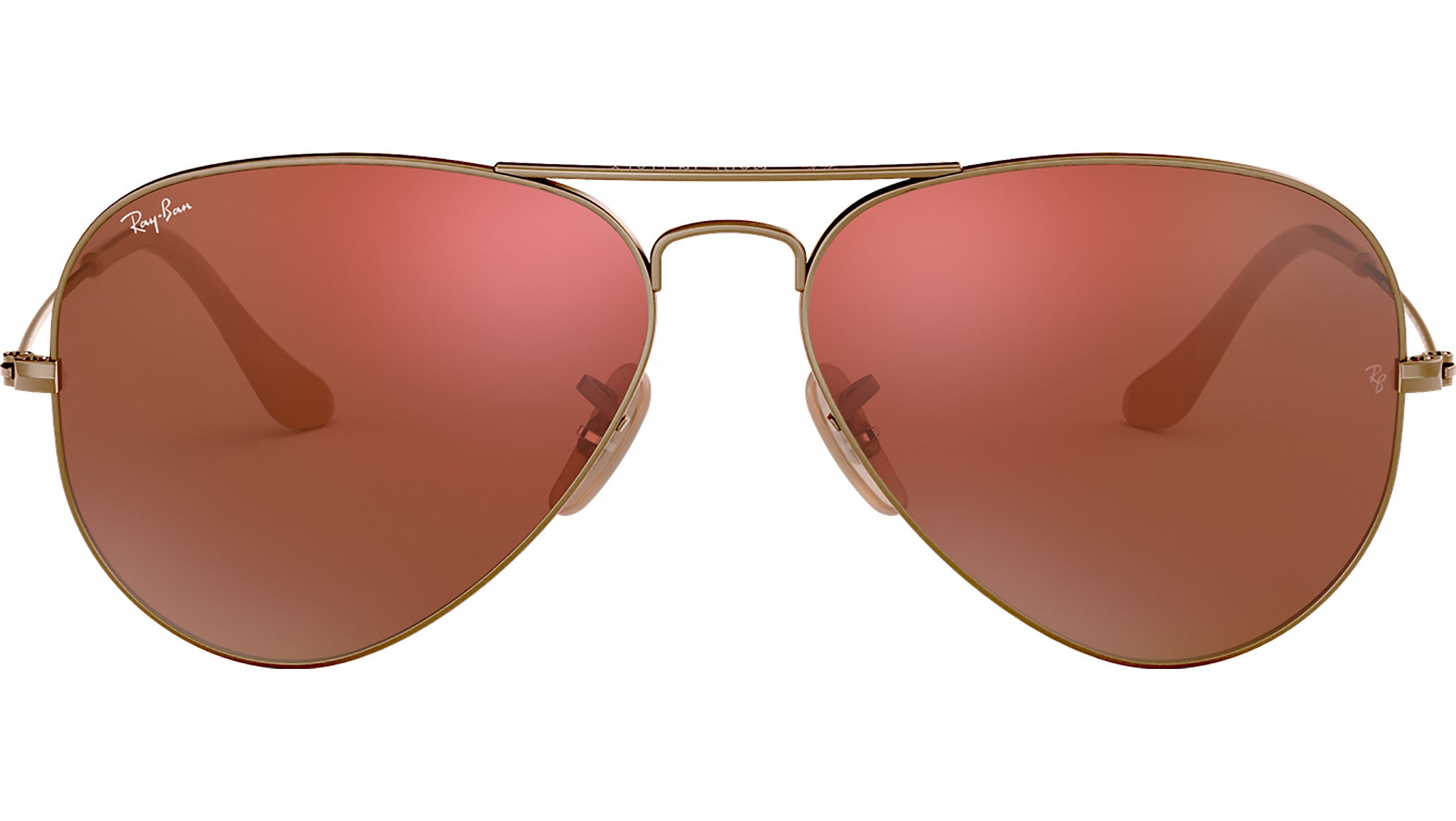 Aviator Flash Lenses RB3025 167/2K Bronze Red