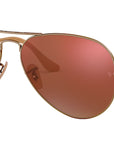 Aviator Flash Lenses RB3025 167/2K Bronze Red